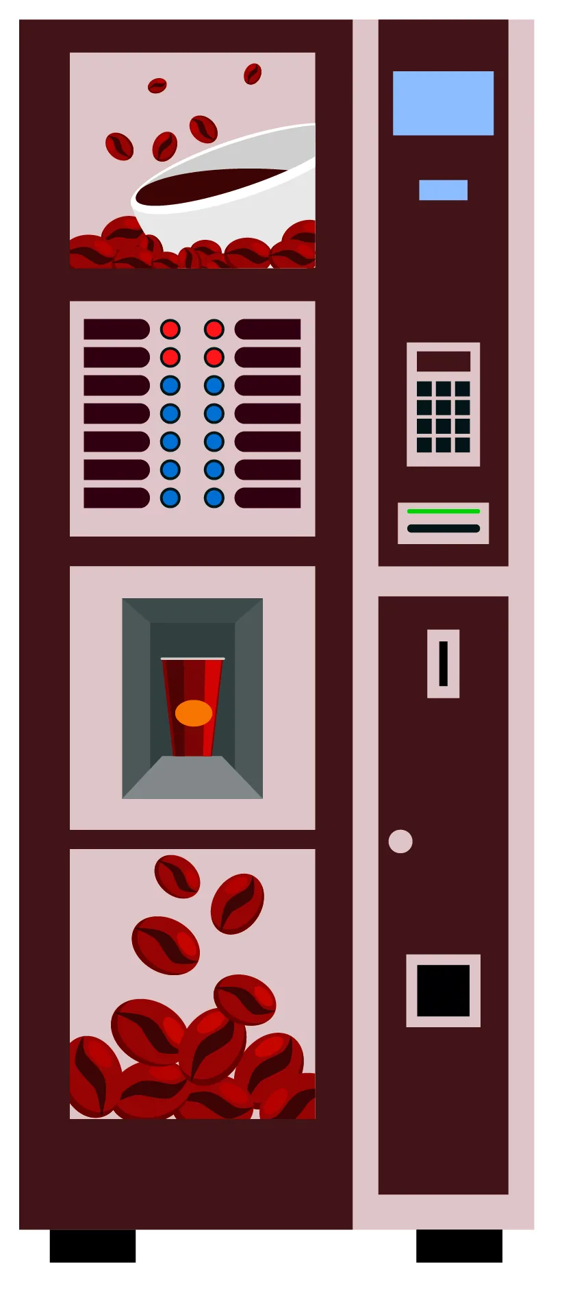 Koffieautomaat van WR Automaten